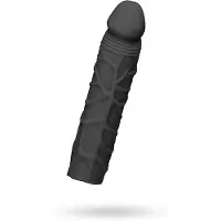 Shots Penis Extender Sleeve Zwart - 16.8 cm