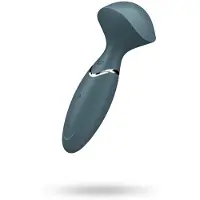 Satisfyer Satisfyer, vibrator, stimulator, 'Mini Wand-er', voor het stimuleren van volledige lichaamsmassages, gemaakt van siliconen