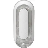 Tenga - FLIP ZERO GRAVITY EV (Electronic Vibration) Wit - Electrische Masturbator - Seksspeeltje voor mannen