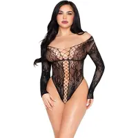 Leg avenue Bodies Kant - Net and Lace Teddy