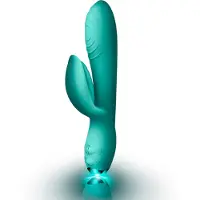 Rocks-Off Everygirl Rabbit Vibrator - Turquoise 1st