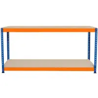 Monster Werkbank met 2 Planken S-Rax - 180 cm x 45 cm x 90 cm