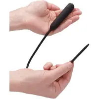 Ouch! Silcone Vibrating Bullet Plug Extra Long