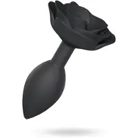 Love to love - Open Roos Buttplug - Maat L - Zwart