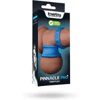 Lovetoy - Pinnacle Pro - Twin Flex Stretcher Cockring - Blauw