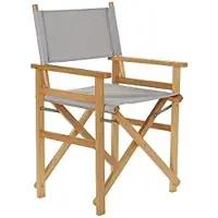 DKD Home Decor Tuinmeubel - - Den - Natuurlijk en Grijs - 56x48x87 cm - Eigentijds Ontwerp