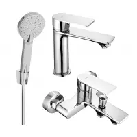 Mexen Royo R40 badkuipset, chroom - 72203R40-00