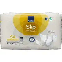 Abena Slip Premium Incontinentiebrief, Niveau 4, (Small tot Extra Large), Klein, 25 Stuks