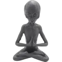 Semoic Hekserij Meditatie Alien Beeld Mini Hars Ornament