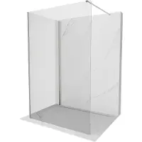 Mexen Kioto douchewand Walk-in 110 x 110 , transparant, geborsteld nikkel - 800-110-212-97-00-110