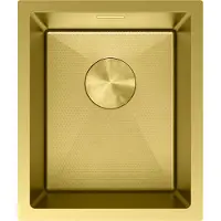 Mexen Trixo stalen gootsteen 1-komorige 370 x 440 , gouden HC - 6412371000-55HC