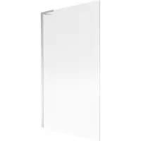 Mexen Next L badwand 1-delig 100 x 150 , streepjes, chroom - 895-100-000-03-09-01