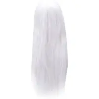 Typecat Anime Lang steil haar pruik cosplay kostuum, wit