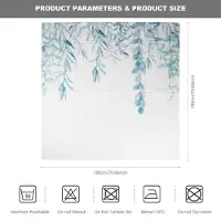 MaxPower Salie Douchegordijn 72" x 72" Planten Eucalyptus Botanische Bloemen Badkamer Decor met Haken