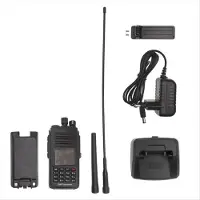 Melitt 10W -UV390 PLUS Walkie Talkie AES256 Radio IP67 zonder GPS EU-stekker