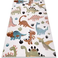 Rugsx Tapijt FUN Dino voor kinderen dinosaurussen room 80x150 cm