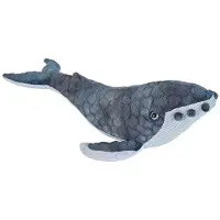 Wild republic Humpback Walvis Pluche, Knuffel Dier, Cadeau voor Kinderen, Cuddlekins, 33 cm