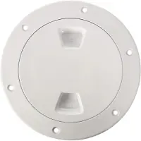 Beckson Marine Smooth Screw-out Deck Plate 4´´ Wit