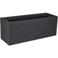 Eda Bloempot EDA Zwart Antraciet 79,5 x 29,5 x 29,5 cm