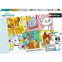Nathan Puzzel - - Mijn favoriete Disney-dieren - 45 stukjes - 36 x 26 cm - Voor kinderen vanaf 5 jaar