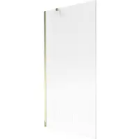 Mexen Next badwand scherm 1-delig 90 x 150 , strepen, goud - 895-090-000-00-09-50