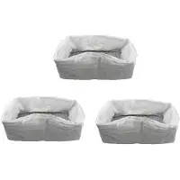 Torribaly 30 Stuks Herbruikbare Kattenuitwerpselen Filter Handsfree Kat Uitwerpselen Voeringen Elastische Zandzak Filter HygiëNische Kattenbak Voeringen L