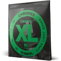 D'Addario ECB80SL Chromes Super Light 40-95 snaren voor elektrische bas