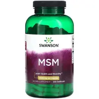Swanson Health - MSM Methylsulfonylmethaan, 1000 mg - 240 capsules