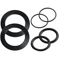Intex 25006 Grote Vervangende Zeef en Rubberen Ring met O-Ring Pakket Vervangende Onderdelen Perfect voor 18 Inch en Grotere Zwembadzeefjes
