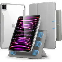 ESR voor iPad Pro 12,9 inch hoes (2022/2021) iPad Pro 12,9 hoes 6e/5e generatie met penhouder Afneembare magnetische hoes Verticaal S
