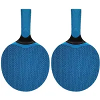 Torribaly Sportartikelen Siliconen Multi-Color Tafeltennisrackets Geschikt voor Beginners in Training en Competitie Blauw