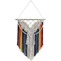 Melitt Kleurrijke Kwastjes Handgeweven Wandkleden Scandinavische Stijl Kamer Wandkleden Boheemse Homestay Decoratieve Wandkleden A
