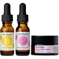 Mad Hippie - Skin brightening routine - Mini kit - Vitamin C Serum - Exfoliating Serum - Triple C Night Cream
