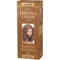 Venita HENNA COLOR BALSEM Hazelnut nr.13 Kant-en Klare Natuurlijke Haarverf Zonder Ammoniak. Ammonia. PPD. PTD. Peroxide. Waterstofperoxide etc. 75ml
