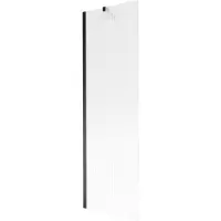 Mexen Next badwand scherm 1-delig 60 x 150 , strepen, zwart - 895-060-000-00-09-70