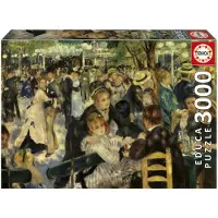 Educa legpuzzel kunst Bal du Moulin de la Galette 3000 stukjes.