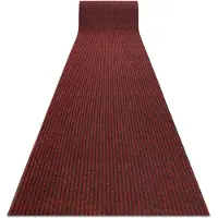 Rugsx Ruitenwisser anti slip 80 cm GIN 3086 liverpool extern, intern, op een rubber - Rood 80x360 cm