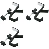 Jojomino 3X 2 in 1 Schoorsteenmantelhanger voor Guirlandes en Kousen, Verstelbare, Robuuste Haardhangers met Dubbele Haken