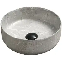 Mexen Felicia opbouw wastafel 39 x 39 cm, grijze steen - 21363962