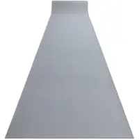 Rugsx Vloerbekleding met rubber bekleed RUMBA éénkleurig grijs 120 cm 120x960 cm