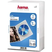 Hama Dvd Slim Box Transparant 10 Pak