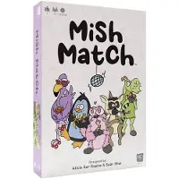 USAopoly Mish Match | Snel Partyspel voor 2-8 Spelers | Leeftijd 8+ | Kaartspel voor Gezelligheid