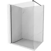 Mexen Kioto douchescherm Walk-in 70 x 200 , transparant 8 mm, zwart - 800-070-101-70-00