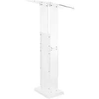OEM Bureau-organizer van acryl met geïntegreerde opbergruimte, 1265 mm, geschikt voor laptop en tablet