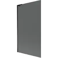 Mexen Next L badwand 1-delig 100 x 150 , grafiet, zwart - 895-100-000-03-40-70