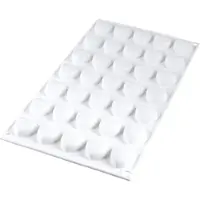 Silikomart Professional Micro Love 5 silicone bakvorm hart wit