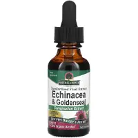 Natures Answer , Echinacea & Goldenseal, Gestandardiseerde Vloeibare Extract, 1 fl oz (30 ml)