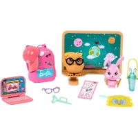 Mattel Barbie Moja Pierwsza Barbie Zwierzątka i akcesoria do szkoły HMM61 HMM60 MATTEL