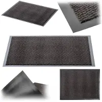 Kadax Antislip vuilvangmat, deurmat voor binnen en buiten, deurmat voor entrees en huisdeuren (antraciet, 60 x 80 cm)
