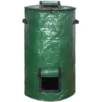 Torribaly Compostbakzak, afsluitbare emmer voor fermentatie, tuinbladafvalzak